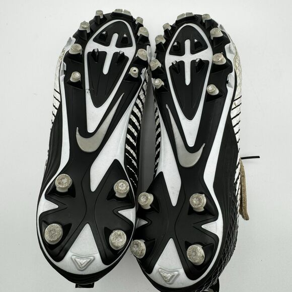 NIKE | Men's size‎ 10 Cleats Black/White Lunarbeast Strike Pro TD Football Shoes - Picture 7 of 9